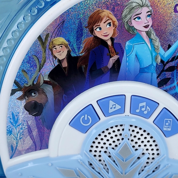 Disney© Frozen 2 Sing Along Mic Boombox Karaoke Toy Model FR-115.EMv1 TESTED - Picture 6 of 12